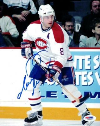 Mark Recchi Autographed Signed 8x10 Photo Montreal Canadiens Psa/dna U96822