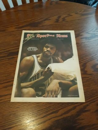January 29,  1972 - The Sporting News - Artis Gilmore Of The Aba Kentucky Colonels