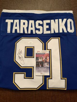 Vladimir Tarasenko St.  Louis Blues Autographed Signed Jersey Size L Jsa
