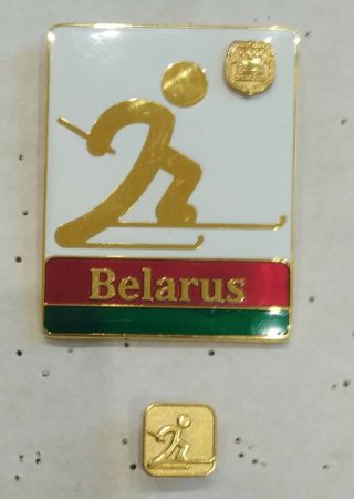 Olympic Team Belarus Cross - Country Skiing (noc) Sochi 2014 2 Pins