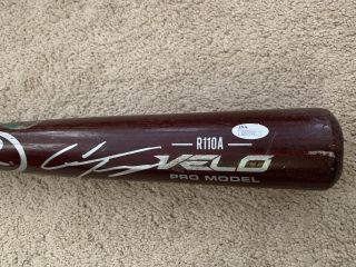 York Yankees Gleyber Torres Autographed Game Rawlings Bat With JSA 5
