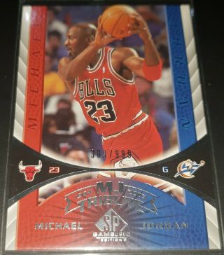 Michael Jordan 2003 - 04 Sp Game Mj Tribute Subset Card No.  102 (