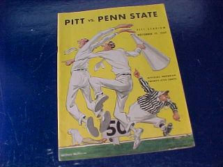 Orig Nov 19 1949 Penn State Vs Pittsburgh College Football Program