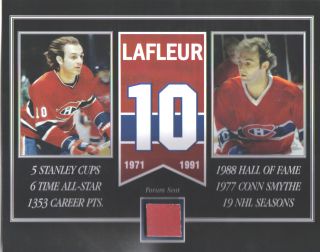 Guy Lafleur Montreal Canadiens Forum Seat 8 X 10
