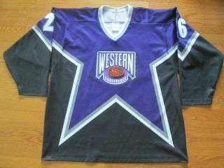 Russ Courtnall 1994 Western Conference All Star Game Jersey Size Xl Ccm Ultrafil