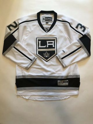 Jonathan Quick Jersey Large Mens Reebok Official Nhl Los Angeles Kings Away