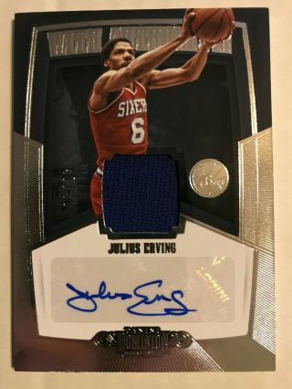 2018 - 19 Dominion With Authority Jsy Auto 47/49 Julius Erving