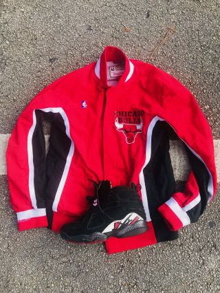 Chicago Bulls Warm Up Jacket Mitchell & Ness Small Nba 1992 - 93 Jordan