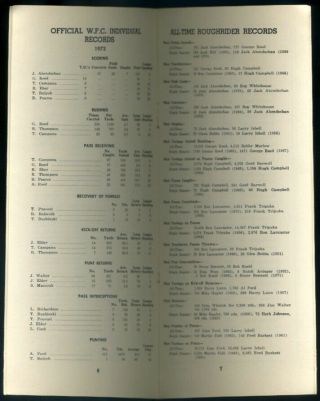 1974 SASKATCHEWAN ROUGHRIDERS Press Guide 5