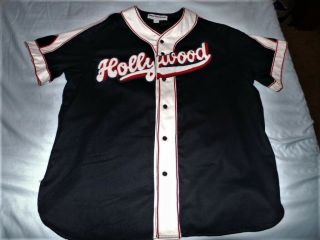 Ebbets Field Flannels Authentic Wool Hollywood Stars Jersey 2xl Xxl Usa Flannel