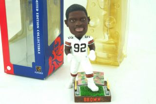 NFL Cleveland Browns Courtney Brown Stadium Base Bobblehead Forever Collectibles 2