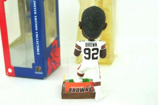 NFL Cleveland Browns Courtney Brown Stadium Base Bobblehead Forever Collectibles 4