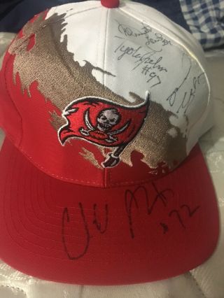 1997 Tampa Bay Buccaneers Signed Hat Autographed