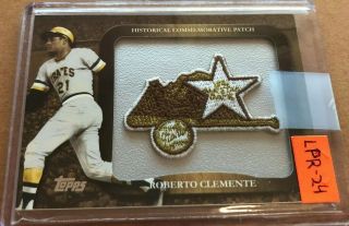 2009 Topps Historical Commemorative Patch 1961 All Star Game Roberto Clemente