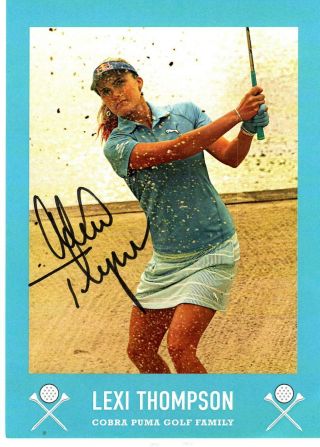Lexi Thompson Signed Certified Autograhed 5 X 7 Photo