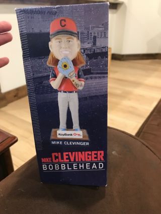 2019 Sga Mike Clevinger Cleveland Indians Bobble Head Bobblehead W/box