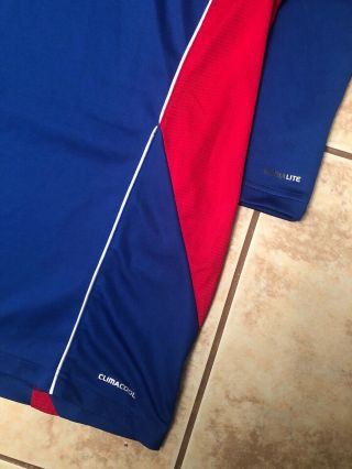 {LOT X 2} Adidas FC Dallas Soccer Blue Golf Polo Shirt Size 2XL XXL 3