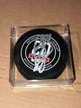 Ron Francis Signed Autographed Carolina Hurricanes 20th Ann Game Puck Jsa