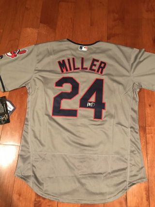 Yan Gomes And Andrew Miller Signed Cleveland Indians Custom Jersey 2