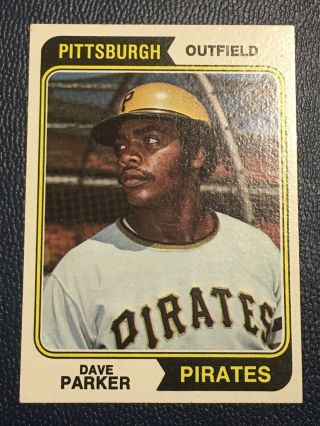 1974 Topp Dave Parker 252 Pittsburgh Pirates