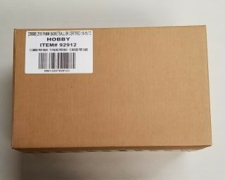 2018 - 19 Panini Basketball Certified 12 Box Case Factory Hobby Case