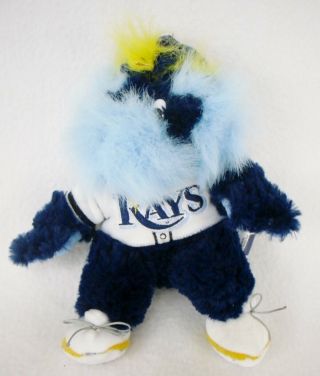 Mlb Baseball Tampa Bay Rays Raymond Mascot 9 " Bean Bag Plush Stuffed Doll