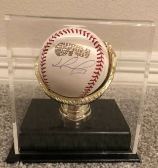 David Ortiz Signed 2007 World Series Baseball - Certificate Of Authenticity