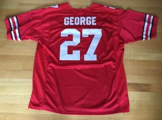 Eddie George Ohio State 27 Nike Jersey Adult Size Xxl 54 Sewn