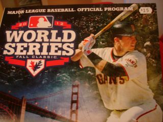 2012 Official Major League Baseball World Series Program Detroit v Giants: Posey 4