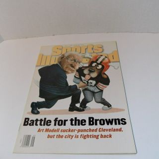 Cleveland Browns Leaving Town - Sports Illustrated - December 4,  1995