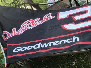 Vintage Dale Earnhardt Sr 3 Goodwrench Huge Polyester Banner 60 