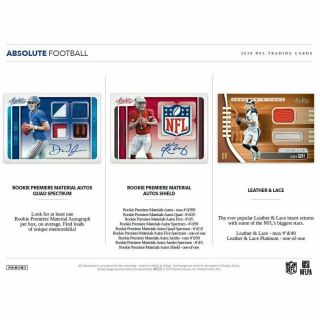 Buffalo Bills - 2019 Absolute Football 6 - Box Half Case Team Break 2