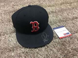 David Ortiz Signed Boston Red Sox - Era Authentic Hat (psa/dna : Ad74531)
