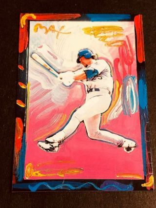 1997 Topps Gallery Peter Max Mark Mcgwire Oakland A 