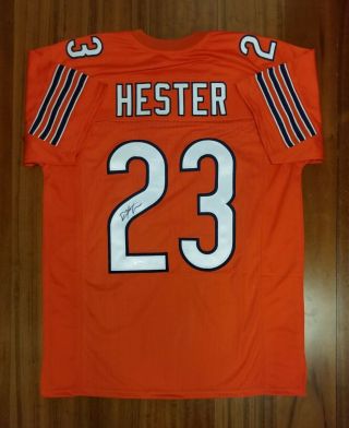 Devin Hester Autographed Signed Jersey Chicago Bears Jsa