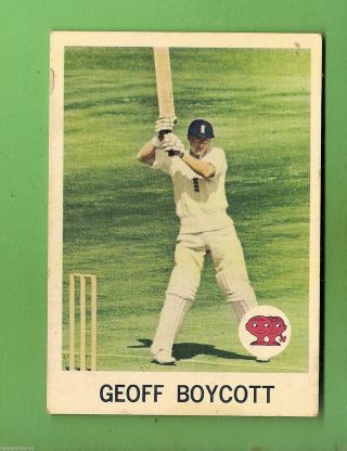 D260.  1965 Scanlens Cricket Card 26 Geoff Boycott