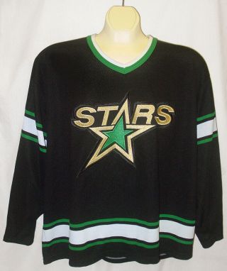 Vintage 90s Ccm Nhl Hockey Jersey Xl Minnesota North Stars Throwback Wild Dallas