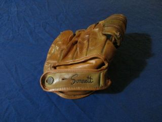 Vintage Sonnett 77 1950 ' s Jim Finigan Baseball Glove MLB 5
