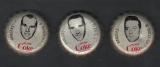 1964 - 65 Coca Cola York Rangers Caps Full Team Set 18/18