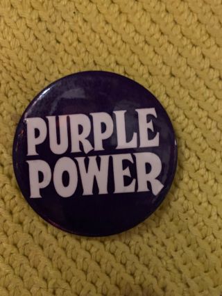 1970’s Minnesota Vikings Purple Pride 3” Pinback Pin Back Button