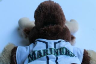 Seattle Mariners Baseball Moose Mascot Plush Doll Stuffed Animal 15 " Mlb