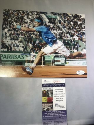 Rafael Nadal Signed Photo Autographed French Open Champion Roland Garros Jsa