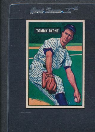 1951 Bowman 073 Tommy Byrne Yankees Ex 1064