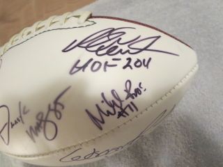 RIC FLAIR SIGNED FOOTBALL,  OTHERS,  THE ONLY 1 ON EBAY,  FROM CHARITY DINNER 3