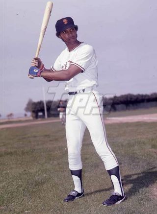 1975 Topps Baseball Color Negative.  Horace Speed Giants
