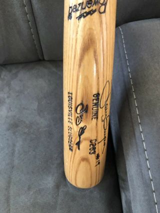 Tony Gwynn Signed Bat Auto Autograph Louisville Slugger 33 