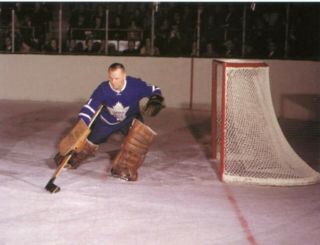 Johnny Bower Goalie Toronto Maple Leaf Photo 8x10