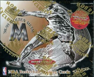 1998 - 99 Skybox Molten Metal Factory Hobby Box.  Michael Jordan Fusion?