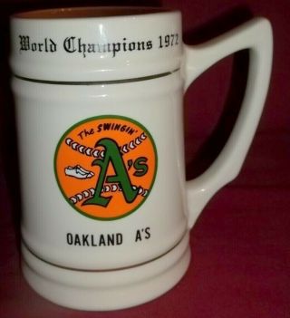 1972 Baseball World Series Champions Oakland A 