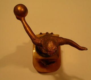 1957 - 58 Vintage Woman ' s Bowling Trophy Award,  Antique Alchemy - Bakelite - 2 1/2lbs 7